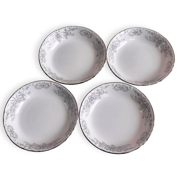 Vintage Norleans Fine China JAPAN Theresa Fruit Dessert Sauce Bowls (4) - Picture 4 of 15